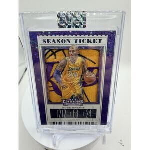 Art Card Kobe Bryant With Lakers Patch Made By Mayflower Custom Cards Glitter